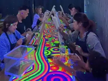Neon Paint and Sip private event photo 5