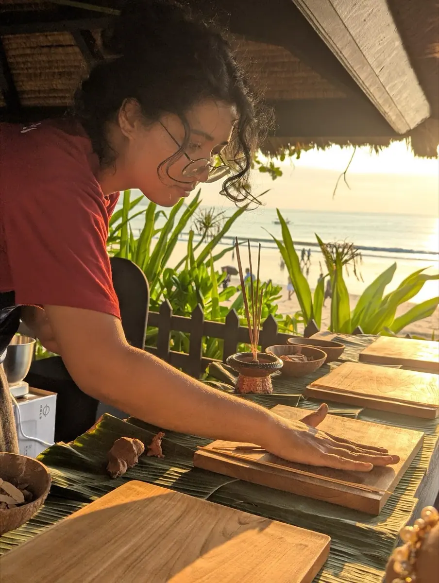 Sacred Smoke incense workshop private event