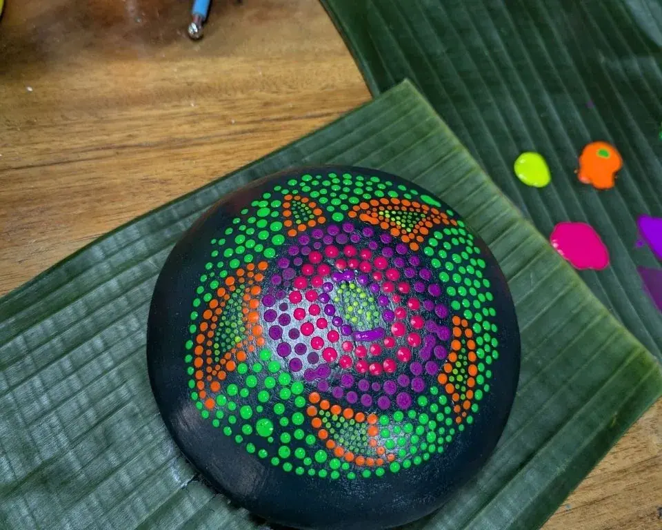 🪬 Mandala Art Stone photo 3