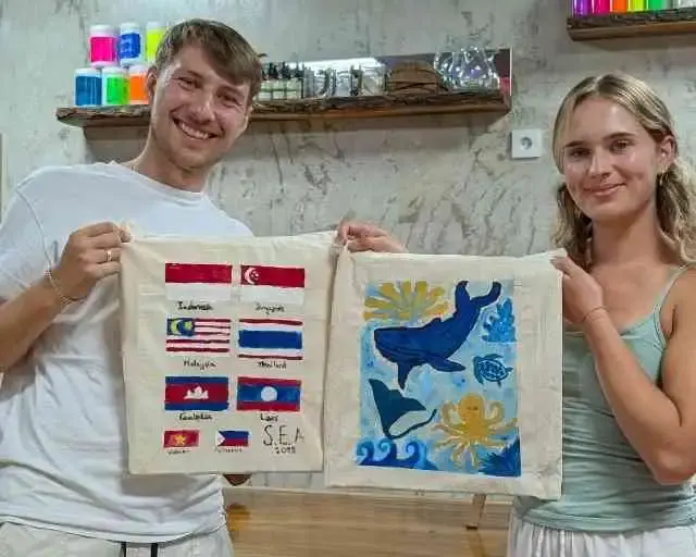🛍️ Tote Bag Painting photo 7