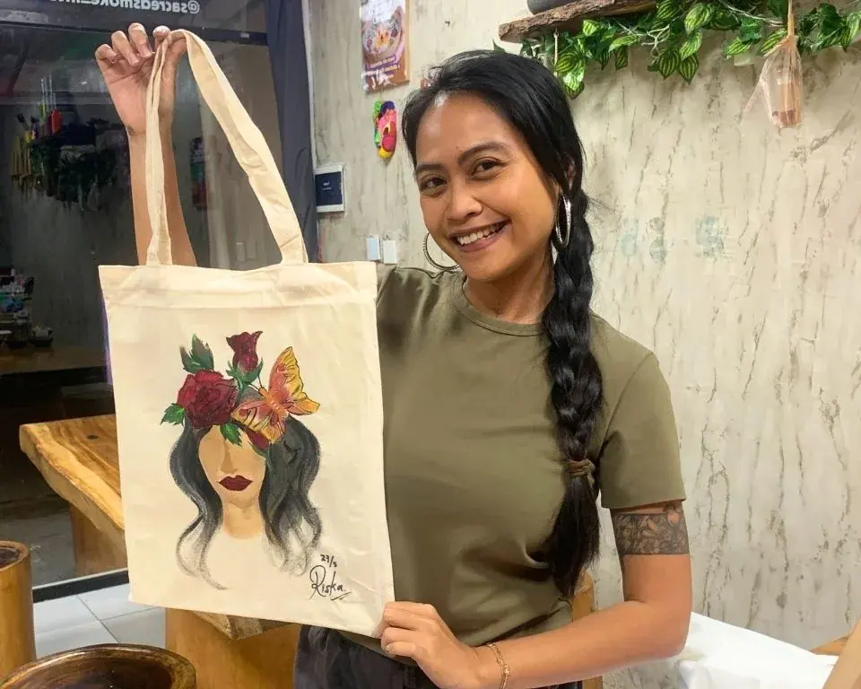 🛍️ Tote Bag Painting photo 14