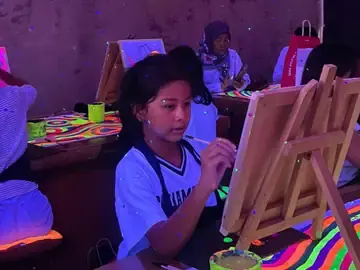 Neon Paint and Sip private event photo 6