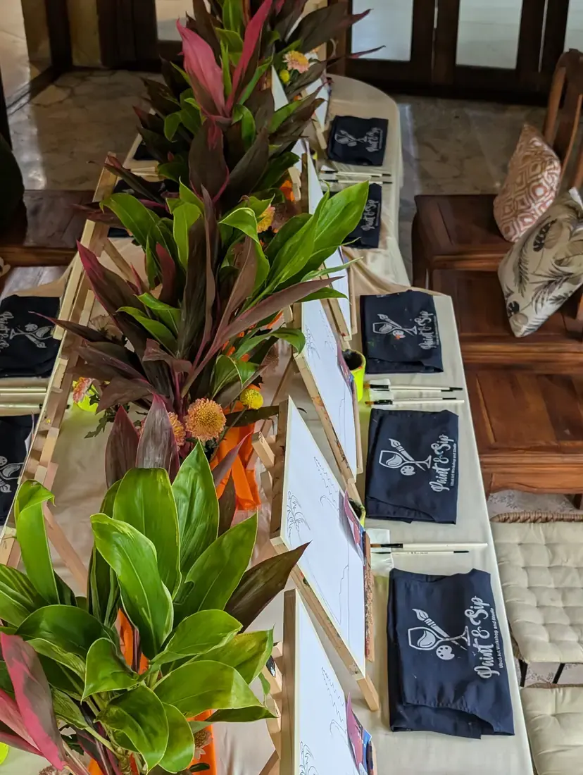 Private Paint and Sip Ubud event photo